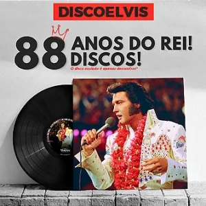 Disco Decorativo (Não Contém Músicas) Elvis Aloha From Hawaii Edição Limitada
