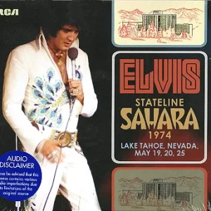Cd Ftd 5'' 3 Cd Set Elvis Stateline Sahara 1974 Lake Tahoe, Nevada