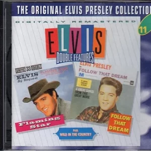 Cd Elvis Double Features Series Flaming Star & Follow That Dream