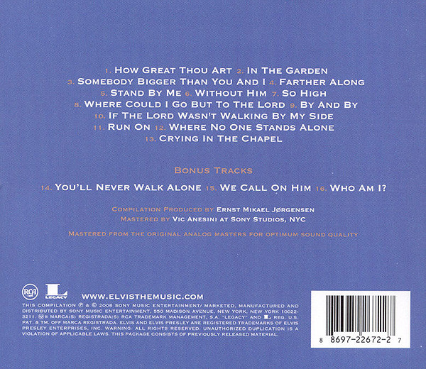 Cd Elvis Presley How Great Thou Art Bonus Tracks (Novo e Lacrado) - Image 3