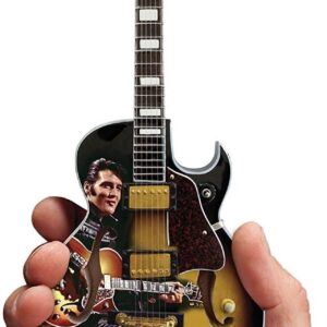 Réplica em Miniatura Colecionável de Guitarra do Especial de Retorno de Elvis de 1968