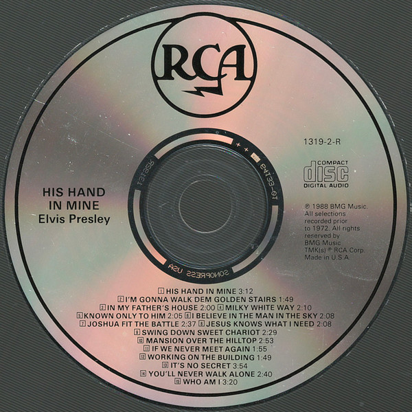 Cd Elvis Presley His Hand In Mine Remastered (Novo e Lacrado) - Image 2
