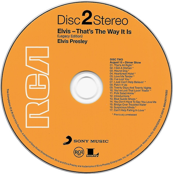 Cd Elvis Presley That's the Way It Is Legacy Edition (Novo e Lacrado) - Image 3